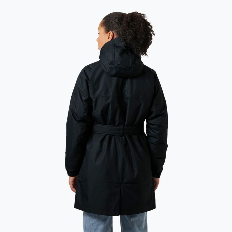 Palton izolat pentru femei Helly Hansen Classic Insulated Trench navy 2