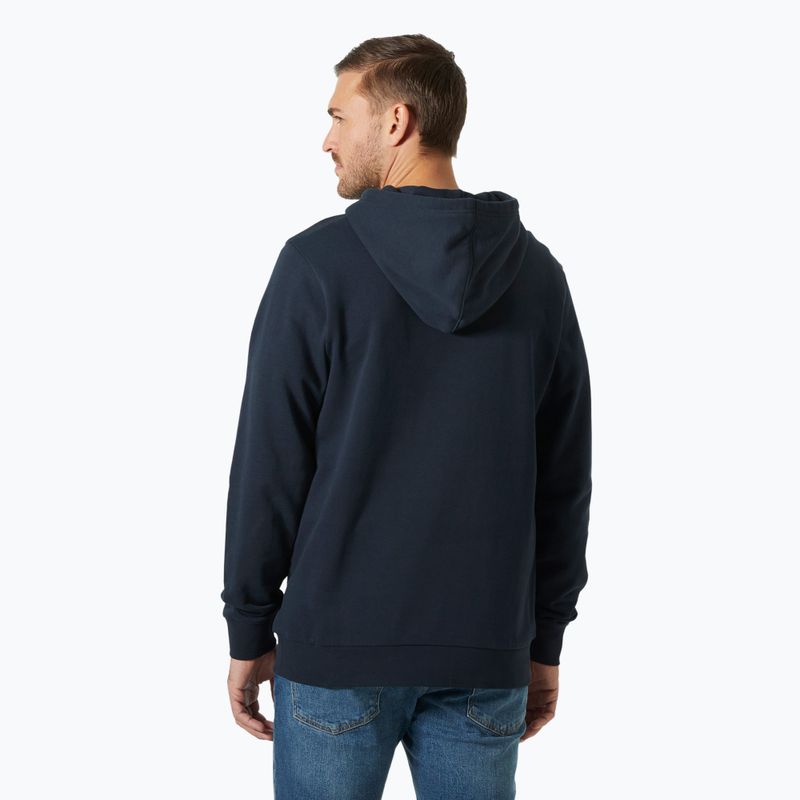 Bluză pentru bărbați Helly Hansen Box Hoodie navy 2