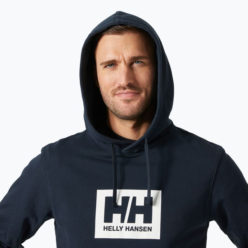 Bluză pentru bărbați Helly Hansen Box Hoodie navy 3