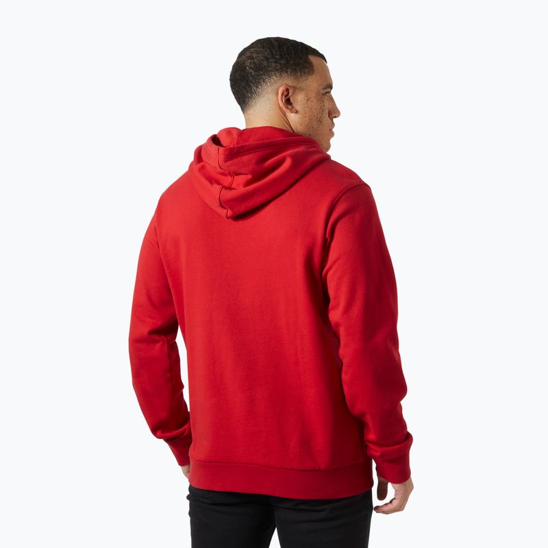 Bluză pentru bărbați Helly Hansen HH Logo Hoodie red 2