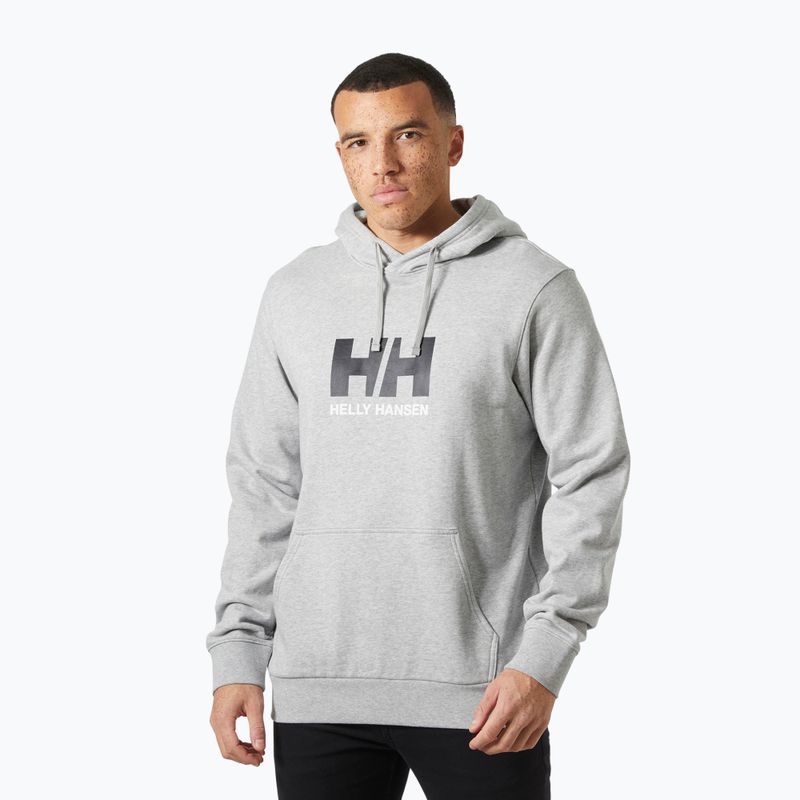 Bluză pentru bărbați Helly Hansen HH Logo Hoodie grey/melange