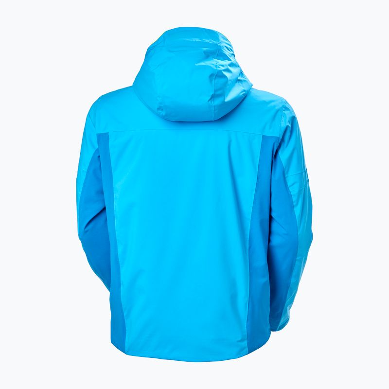 Geacă de schi pentru bărbați Helly Hansen Courchavel cyan 10