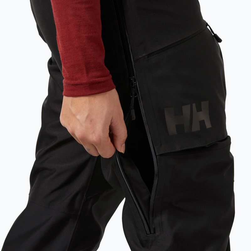 Pantaloni de schi pentru femei Helly Hansen Powderqueen Bib 2.0 black 4