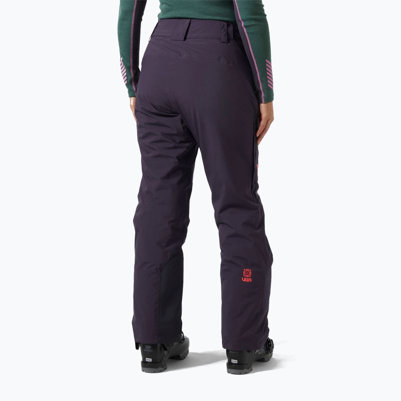 Pantaloni de schi pentru femei Helly Hansen Switch Cargo 2.0 black grape 2