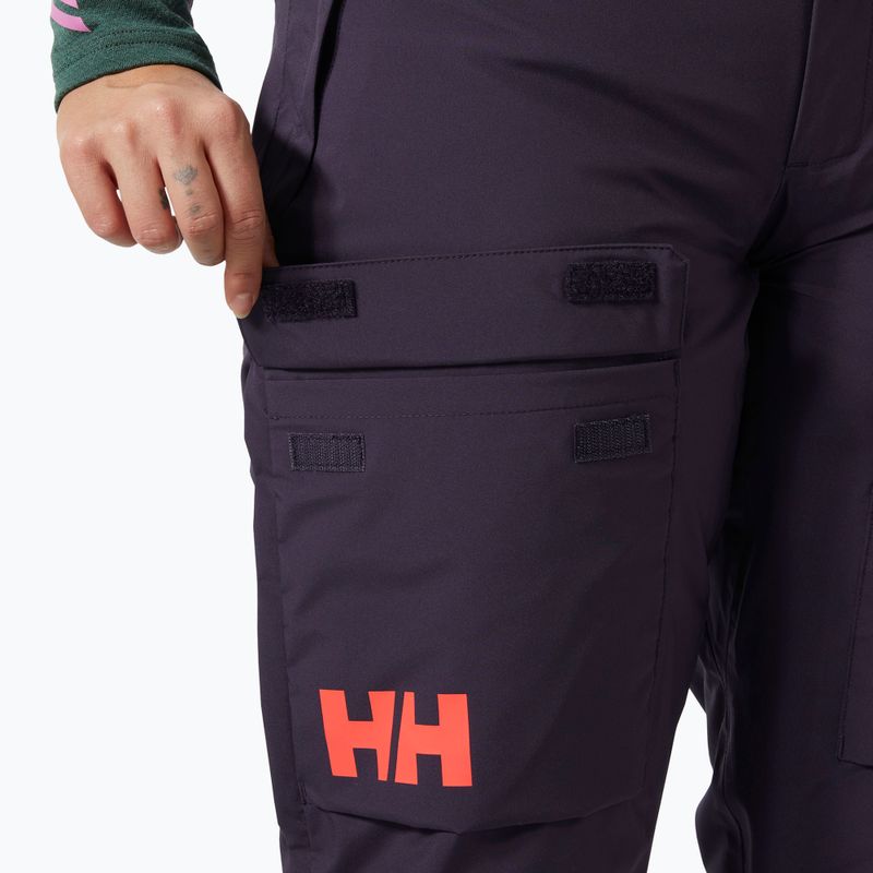 Pantaloni de schi pentru femei Helly Hansen Switch Cargo 2.0 black grape 4