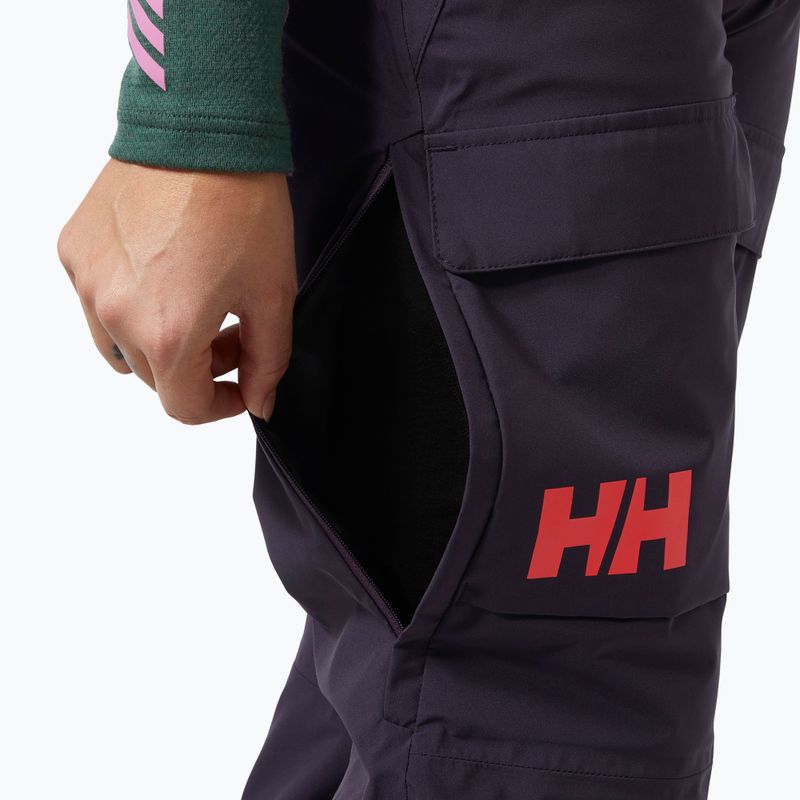 Pantaloni de schi pentru femei Helly Hansen Switch Cargo 2.0 black grape 5