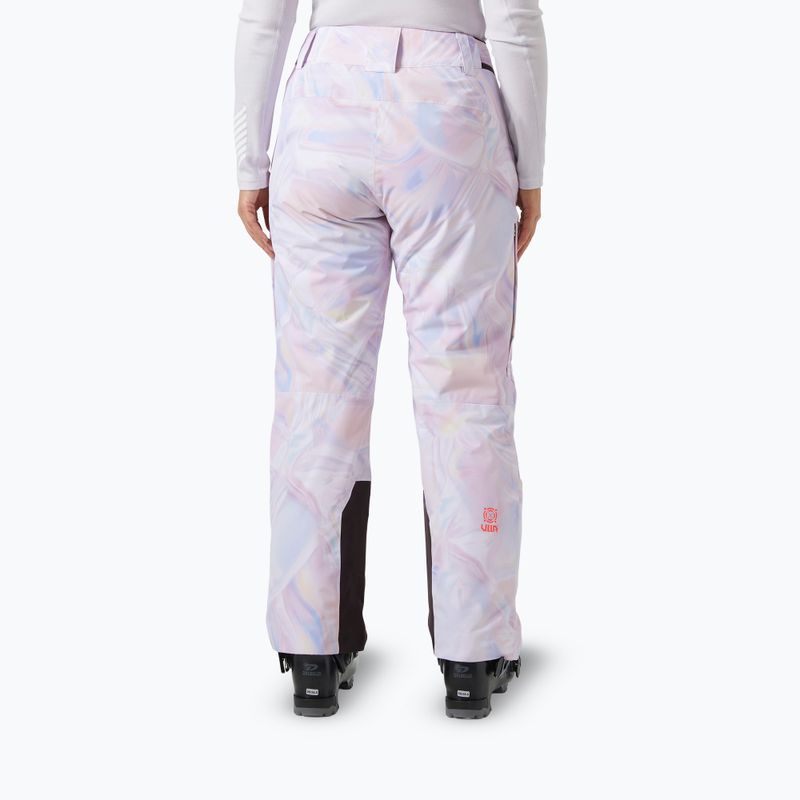 Pantaloni de schi pentru femei Helly Hansen Switch Cargo 2.0 reflections aop 2