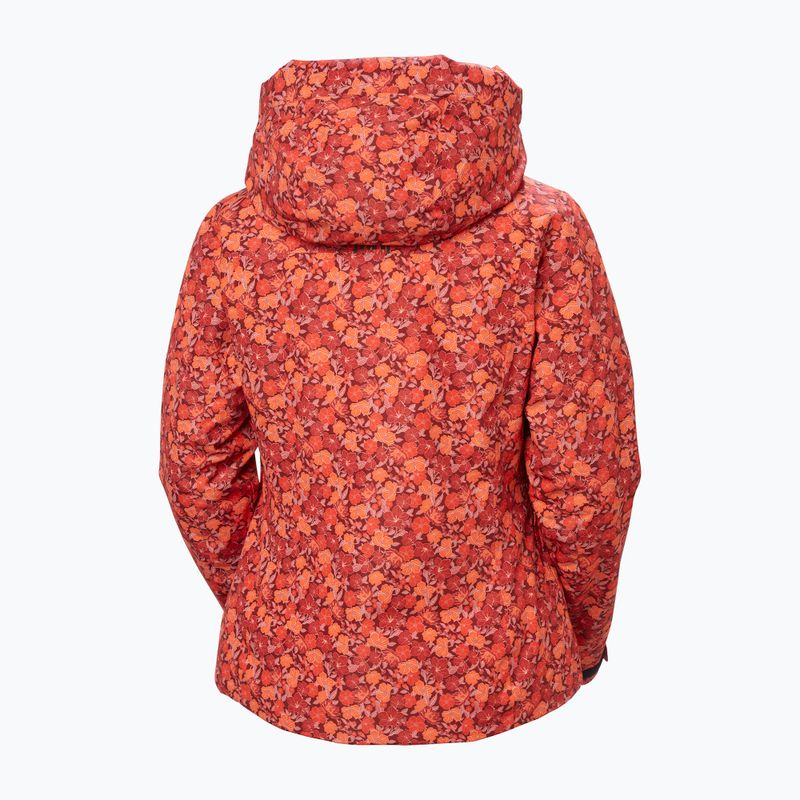 Geacă de schi pentru femei Helly Hansen Valdisere 3.0 red floral aop 10