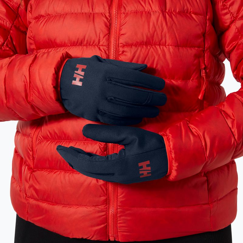 Mănuși de trekking Helly Hansen Hardface Fleece Touch navy 3