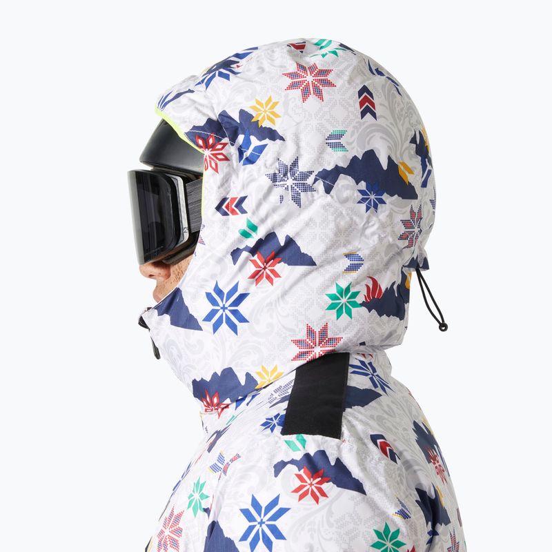 Geacă de schi pentru bărbați Helly Hansen Kvitfjell Race Puffy white olympics 3