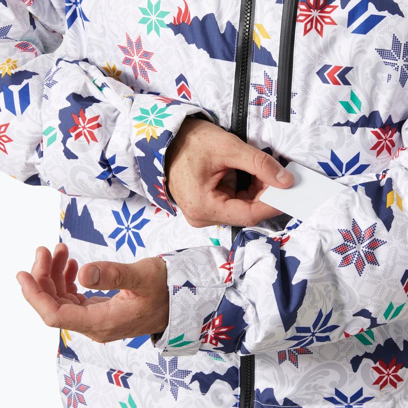 Geacă de schi pentru bărbați Helly Hansen Kvitfjell Race Puffy white olympics 4