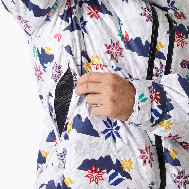 Geacă de schi pentru bărbați Helly Hansen Kvitfjell Race Puffy white olympics 5