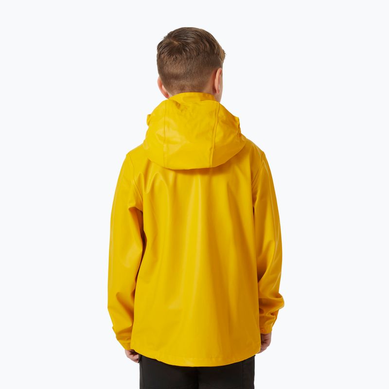 Geacă de navigație pentru copii Helly Hansen Moss essential yellow 2
