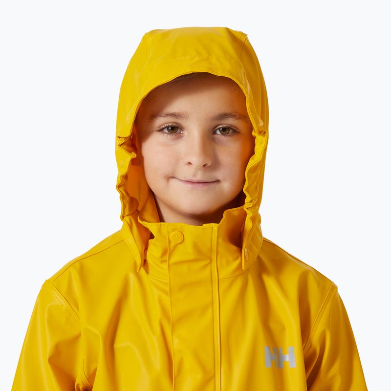 Geacă de navigație pentru copii Helly Hansen Moss essential yellow 3