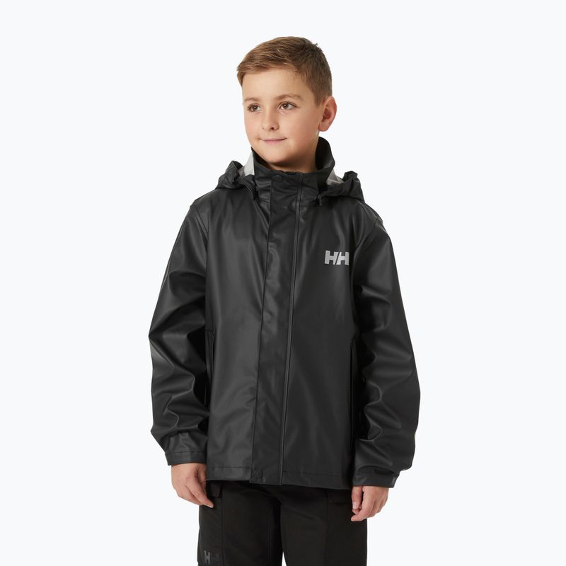 Geacă de navigație pentru copii Helly Hansen Moss black