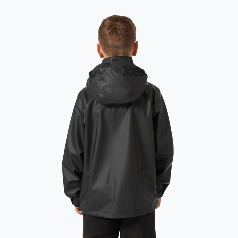 Geacă de navigație pentru copii Helly Hansen Moss black 2