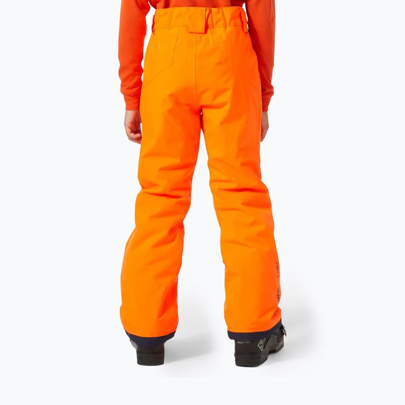 Pantaloni de schi pentru copii Helly Hansen Legendary neon orange 2
