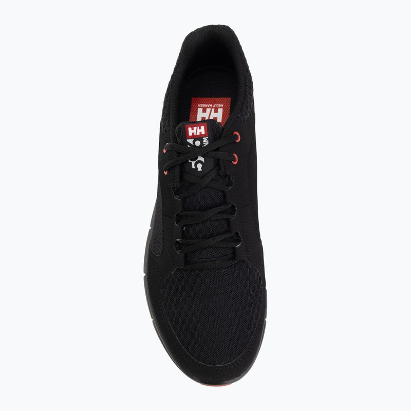Încălțăminte pentru bărbați Helly Hansen Ahiga V4 Hydropower off black/alert red 5