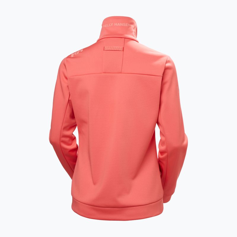 Bluză de navigație pentru femei Helly Hansen Crew Fleece sunset pink 7