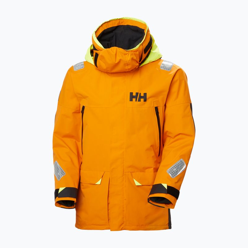 Geacă de navigație pentru bărbați Helly Hansen Skagen Offshore ignite orange 10