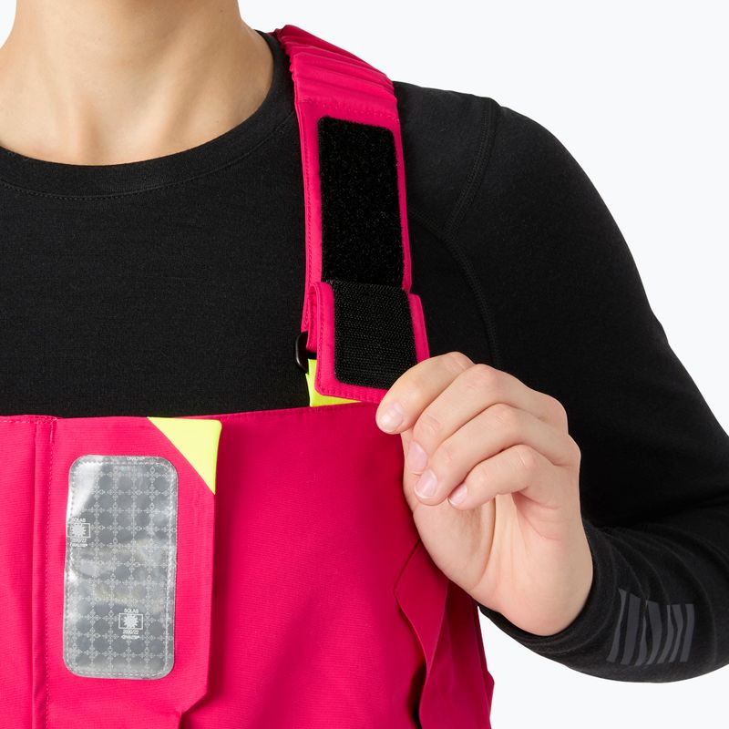 Pantaloni de navigație pentru femei Helly Hansen Skagen Offshore Bib cranberry 3