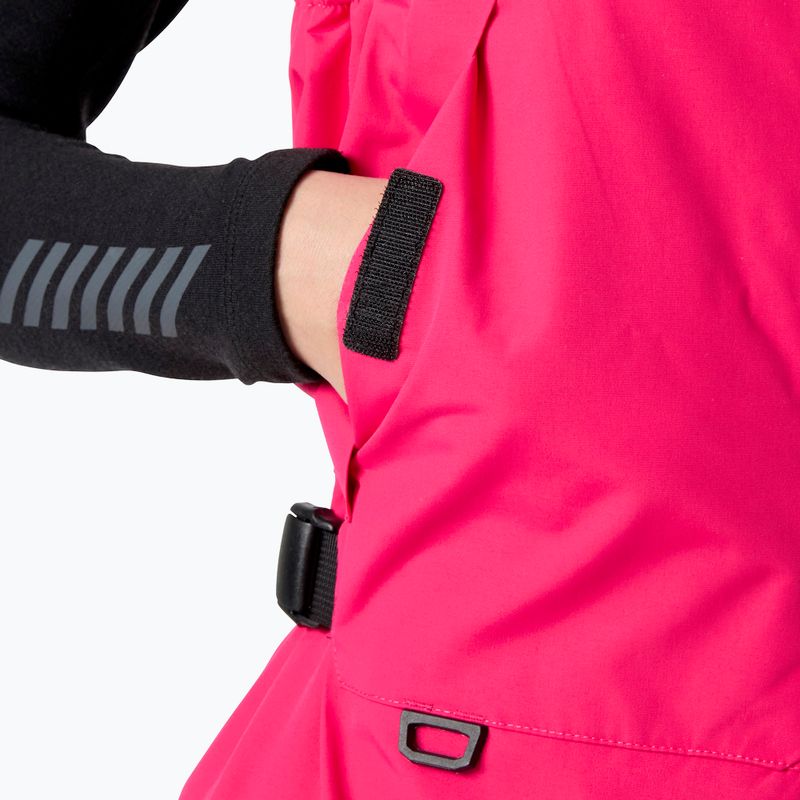Pantaloni de navigație pentru femei Helly Hansen Skagen Offshore Bib cranberry 4