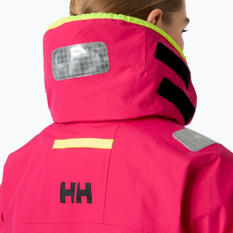 Geacă de navigație pentru femei Helly Hansen Skagen Offshore cranberry 4