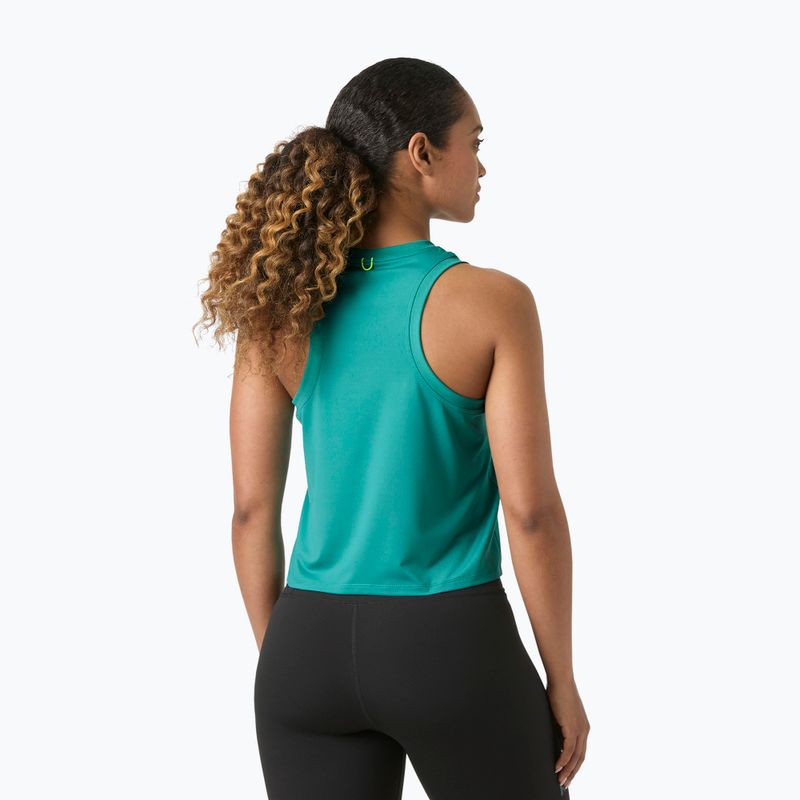 Tricou pentru femei Helly Hansen Ocean Cropped Tank Top dark mint 2