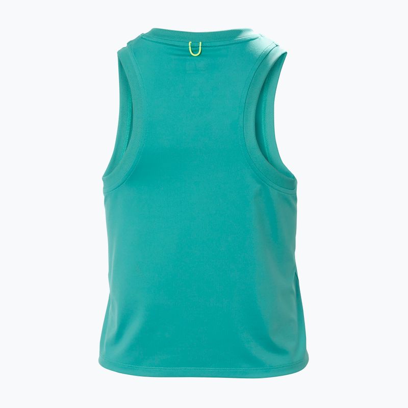 Tricou pentru femei Helly Hansen Ocean Cropped Tank Top dark mint 6