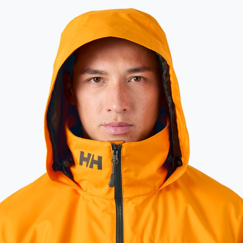 Geacă de navigație pentru bărbați Helly Hansen Crew Hooded 2.0 ignite orange 3