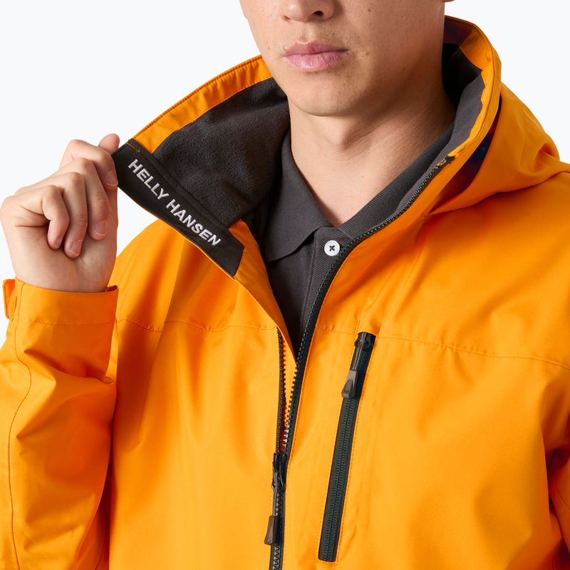 Geacă de navigație pentru bărbați Helly Hansen Crew Hooded 2.0 ignite orange 4