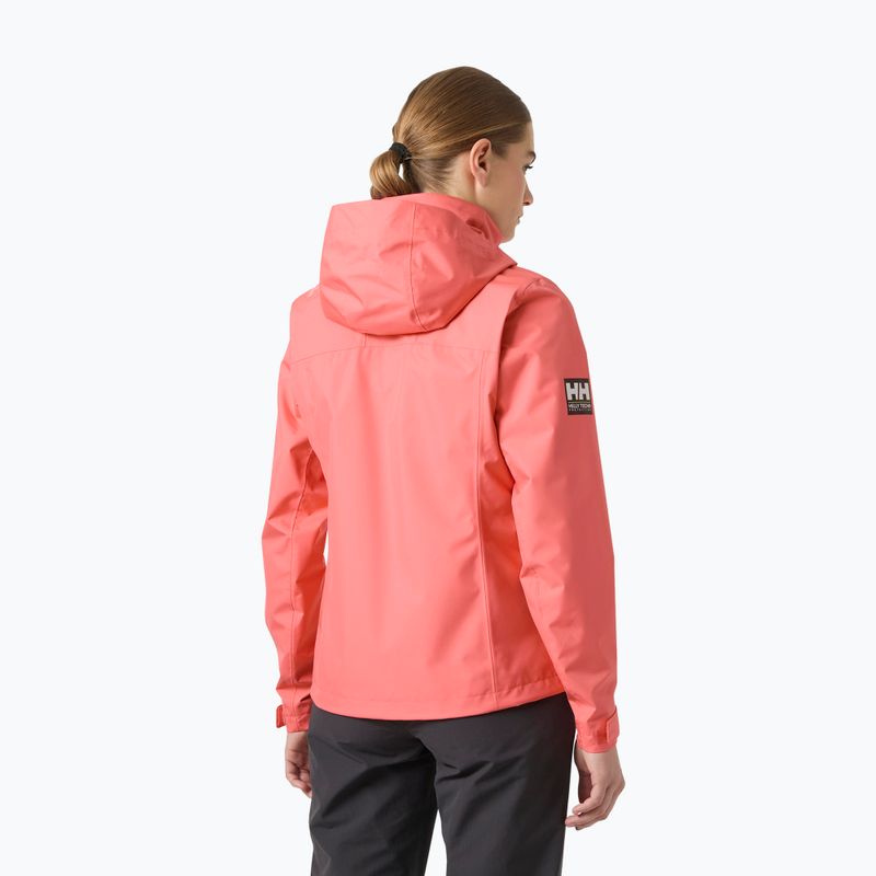 Geacă de navigație pentru femei Helly Hansen Crew Hooded 2.0 sunset pink 2