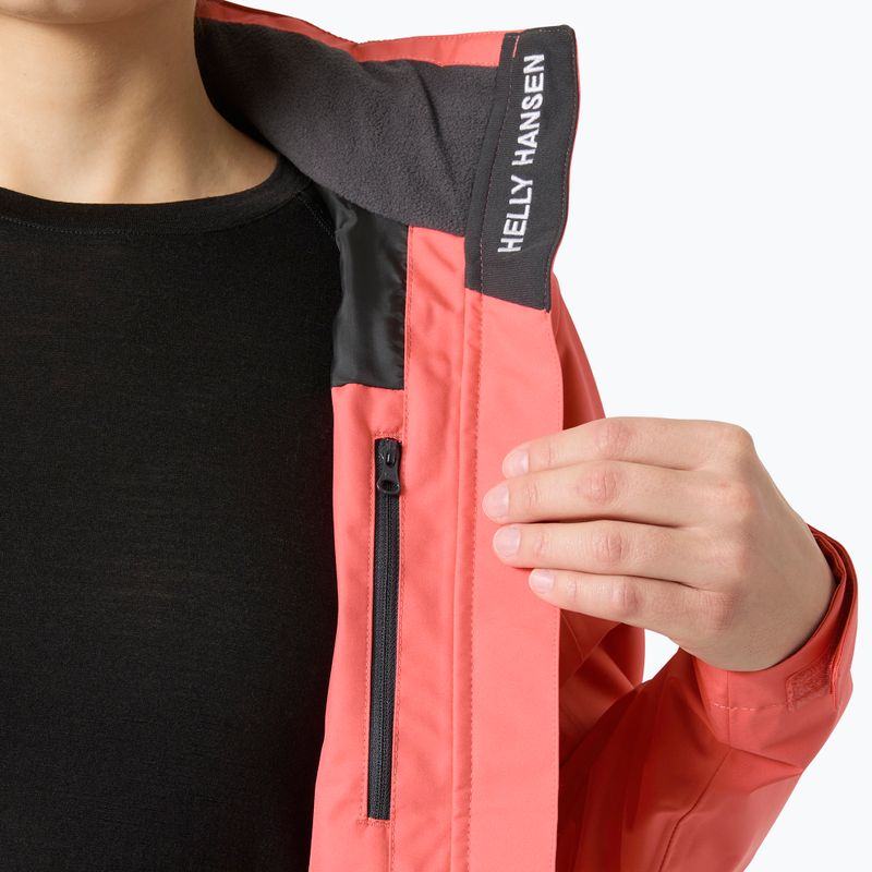 Geacă de navigație pentru femei Helly Hansen Crew Hooded 2.0 sunset pink 5