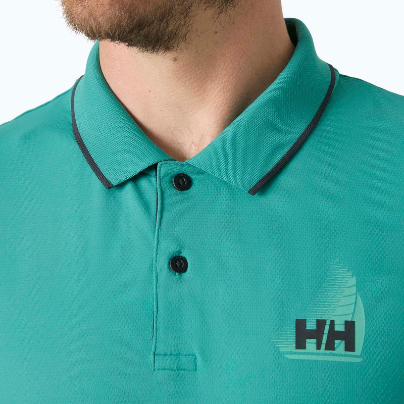 Tricou polo pentru bărbați Helly Hansen Hp Figari Polo dark mint 3
