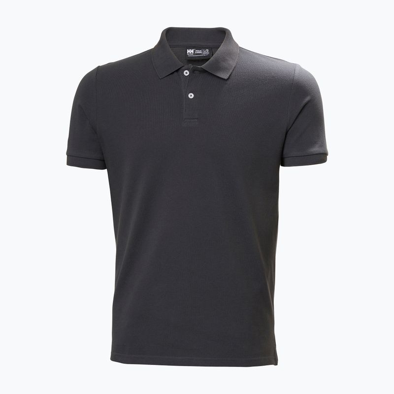 Tricou polo pentru bărbați Helly Hansen Crew Polo Pique ebony 6