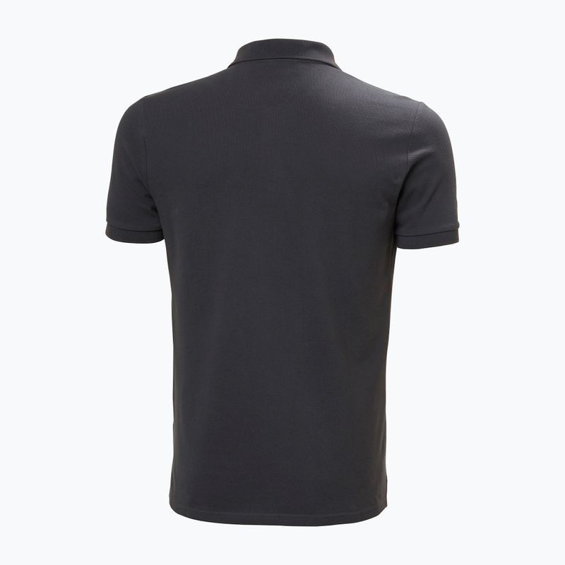 Tricou polo pentru bărbați Helly Hansen Crew Polo Pique ebony 7
