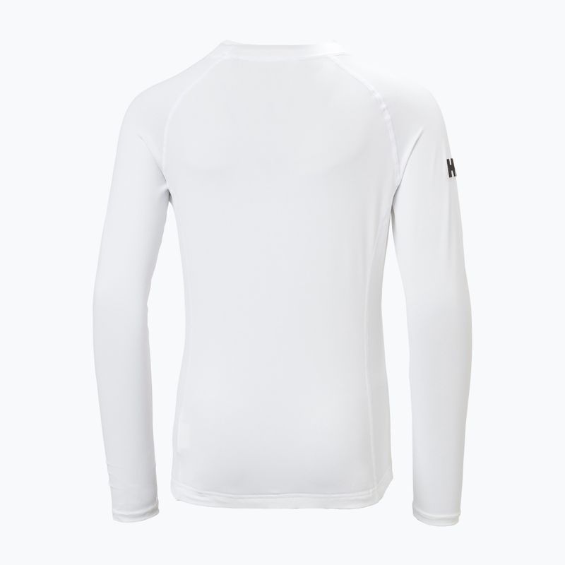 Longsleeve de înot pentru copii Helly Hansen Waterwear Rashguard Jr white 6