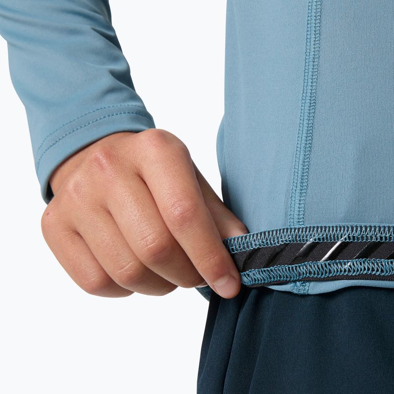 Longsleeve de înot pentru copii Helly Hansen Waterwear Rashguard Jr washed navy 4