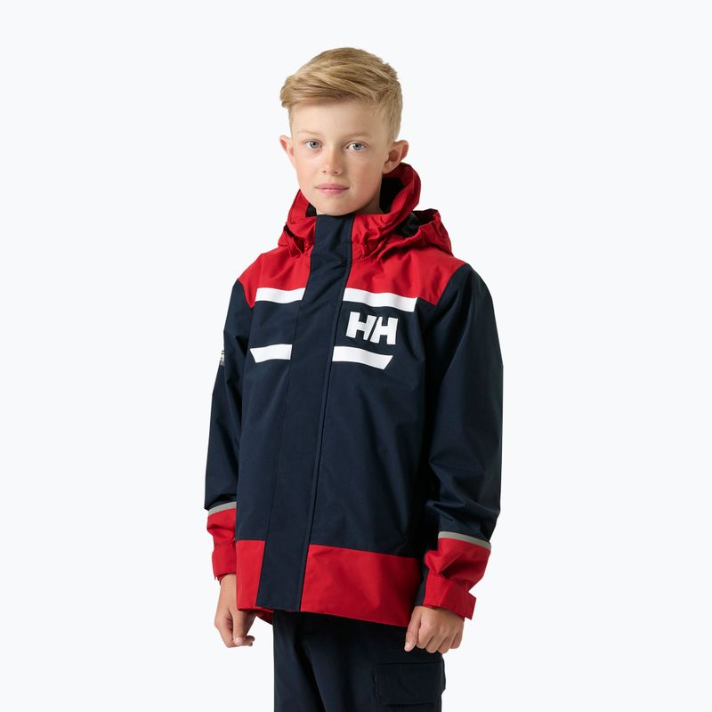 Geacă de navigație pentru copii Helly Hansen Salt Port 2.0 Jr navy 3