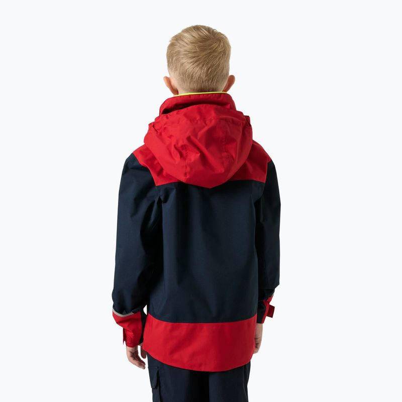 Geacă de navigație pentru copii Helly Hansen Salt Port 2.0 Jr navy 4