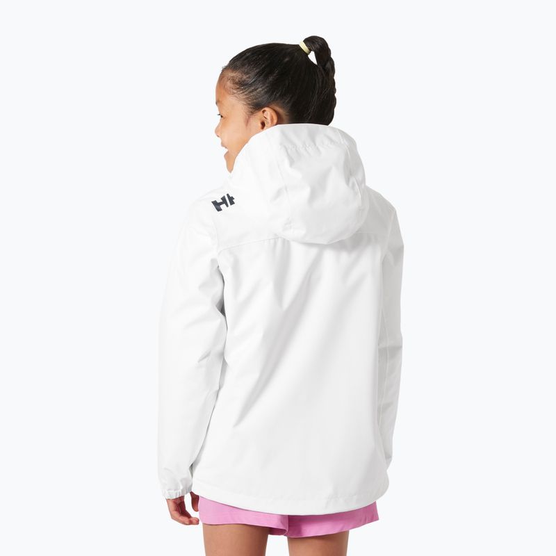 Geacă de navigație pentru copii Helly Hansen Crew Midlayer 2.0 white 2