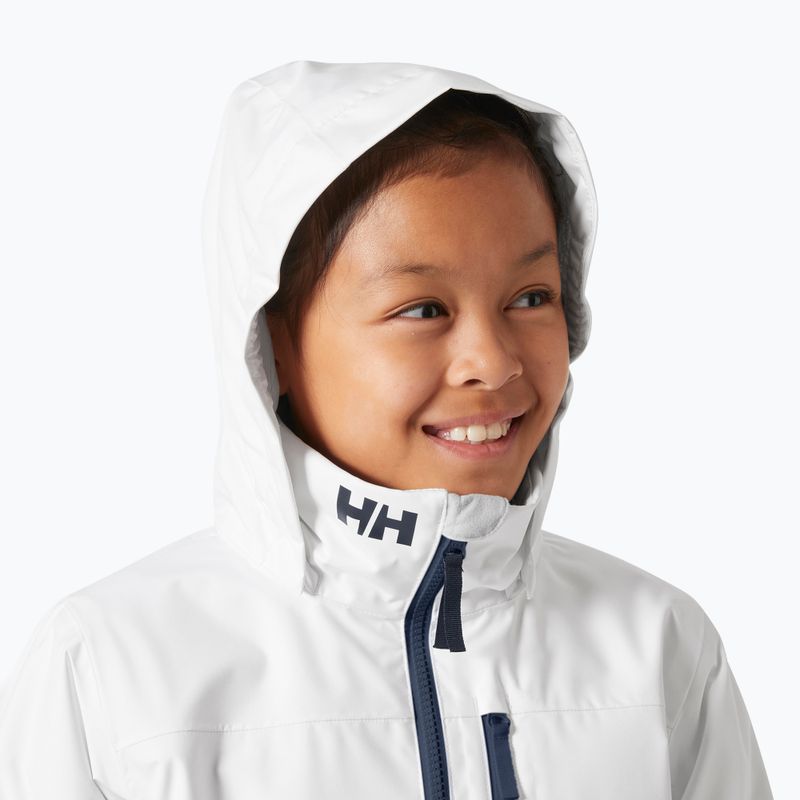 Geacă de navigație pentru copii Helly Hansen Crew Midlayer 2.0 white 3