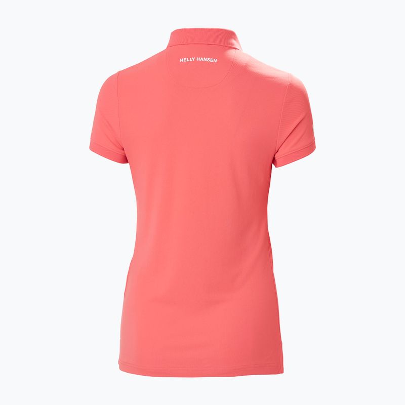 Tricou polo pentru femei Helly Hansen Crewline Polo sunset pink 7