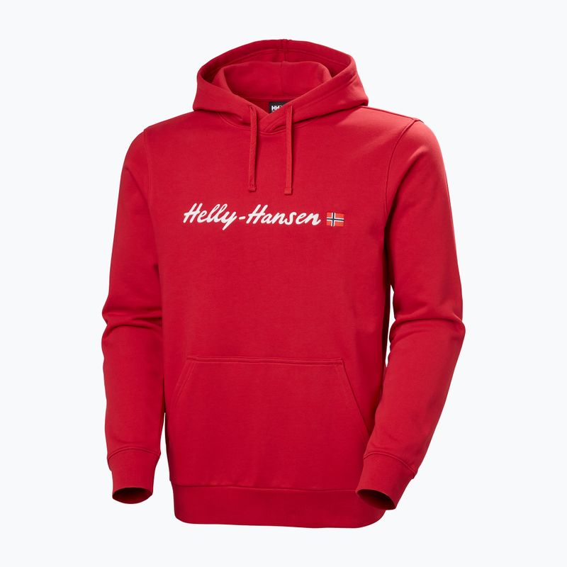 Bluză pentru bărbați Helly Hansen Core Graphic Hoodie red 5