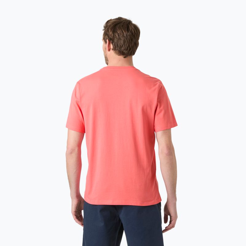 Tricou pentru bărbați Helly Hansen Hudson nantucket red 2