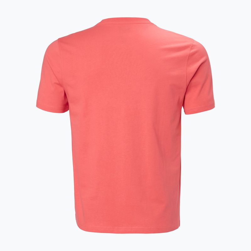 Tricou pentru bărbați Helly Hansen Hudson nantucket red 5