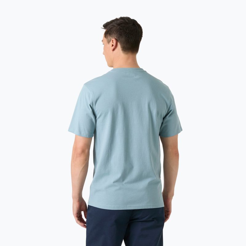Tricou pentru bărbați Helly Hansen Hudson windy blue 2