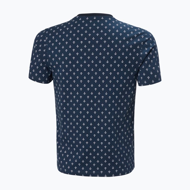 Tricou pentru bărbați Helly Hansen Hudson navy aop 5