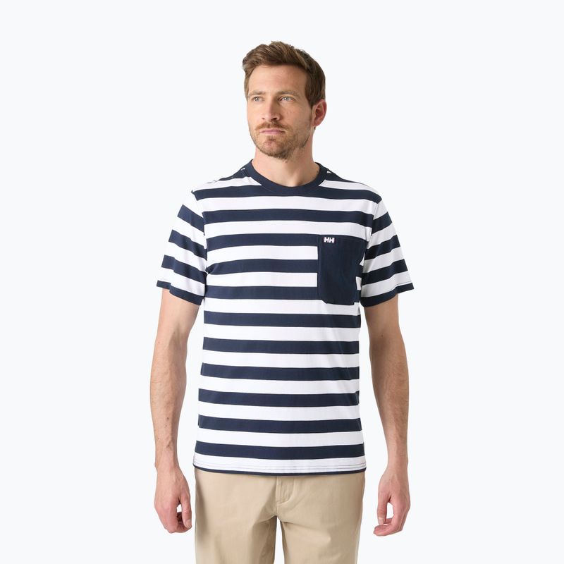Tricou pentru bărbați Helly Hansen Hudson navy stripe