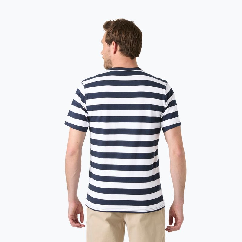 Tricou pentru bărbați Helly Hansen Hudson navy stripe 2